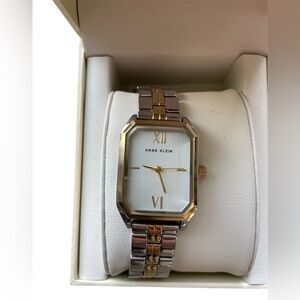Anne Klein Two Tone Bracelet Watch New In Box